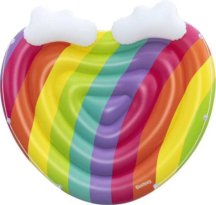 Actual product image Bestway Rainbow Dreams™ 2-Person Inflatable Pool Island 1.75 m x 1.63 m
