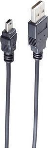Immagine prodotto Shiverpeaks Cavo USB Micro da USB-A-ST a USB-B Mini 5pin 2.0 in rame 1,0m (1 m, USB 2.0)