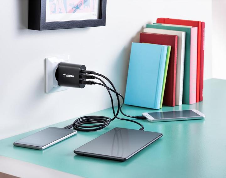 Immagine prodotto Varta Caricabatterie da muro 27W 2 x USB 2,4A + USB tipo C 3,0A (27 W)