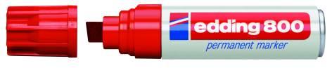 Actual product image Edding Permanent Marker 800 (Red, 12 mm, 1 x)