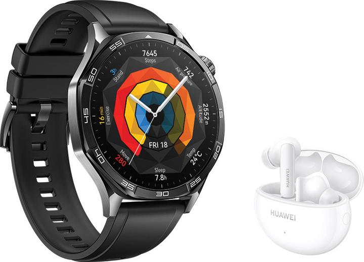 Image du produit Huawei Montre intelligente GT5 46MM, noire + Écouteurs Freebuds 5i