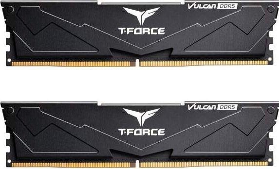 Image du produit Team Group RAM Team D5 6400 32GB C40 Vulcan black K2 (2 x 16GB, 6400 MHz, RAM DDR5, DIMM)