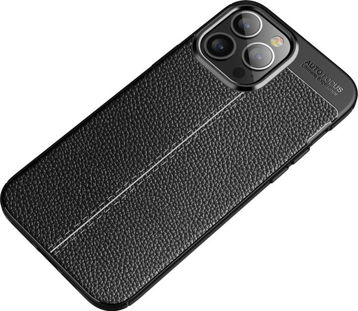 Produktbild Screenguard Apple iPhone 15 Pro Hülle Leather Design TPU Cover (Apple iPhone 15 Pro)