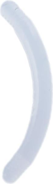 Star Piercing Micro Bananen-Stab transparent (Acryl, ohne Messing)