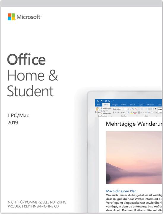 Microsoft Office Home & Student 2019 & McAfee Total Protection