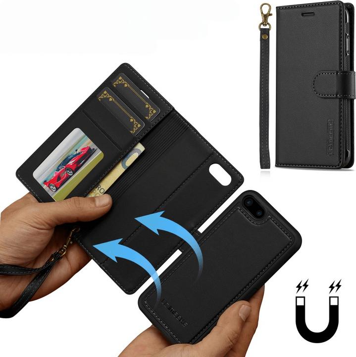Image du produit LC.Imeeke iPhone SE / 8 / 7 - Teilbare Brieftasche 2-in-1 Handyhülle (Apple iPhone SE (3ème génération), Apple iPhone 7, Apple iPhone 8, Apple iPhone SE (2ème génération))