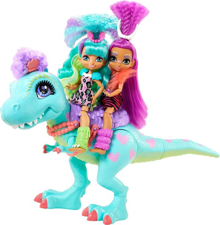 Image du produit Cave Club Rockelle & son T Rex - Mini-poupée - 4 ans et +