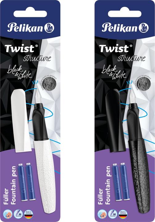 Produktbild Pelikan Twist structure Füller Re.- Linkshänder M (Assorted colours, 1 x)