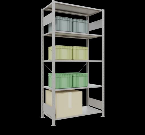 Actual product image Schulte Lagertechnik MULTIplus150 basic racking system with cross braces
