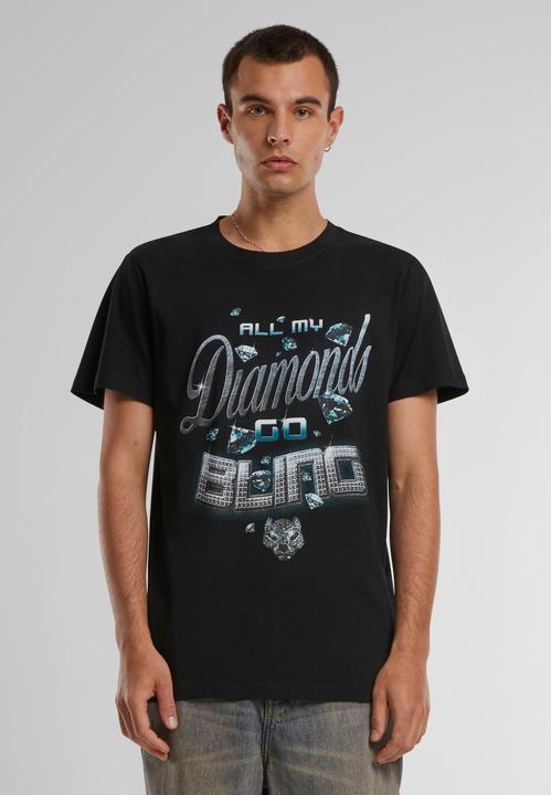 Actual product image Mister Tee Diamonds Go Bling Tee - 89291 (L)
