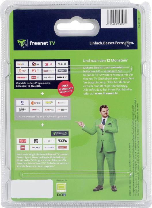 Freenet TV Modulo CI+ comprensivo di 12 mesi di (Eartheto, Modulo CI)