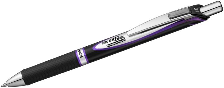 Immagine prodotto Pentel Roller a inchiostro gel liquido EnerGel Document, viola (Viola, 1 x)