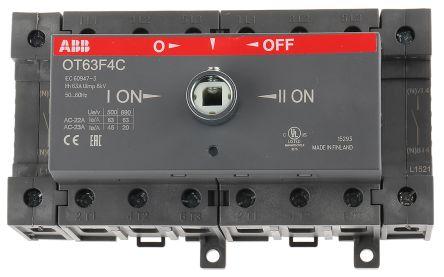 Produktbild ABB Changeover Switch Manual 4 Pole 63 Amp