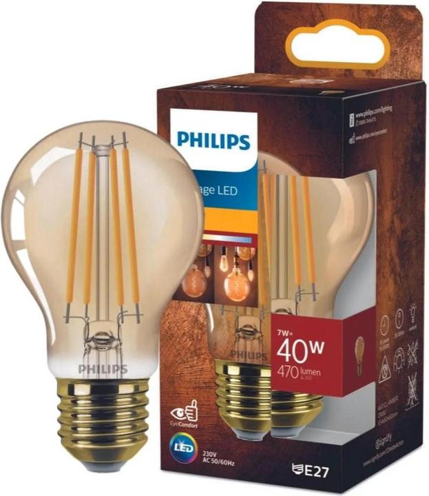 Image du produit Philips Classic (E27, 7 W, 470 lm, 1 x, E)