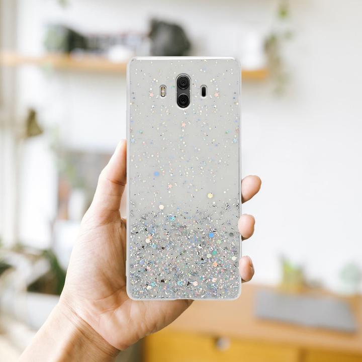 Actual product image Cadorabo TPU cover sparkling glitter (Huawei Nova 2i)
