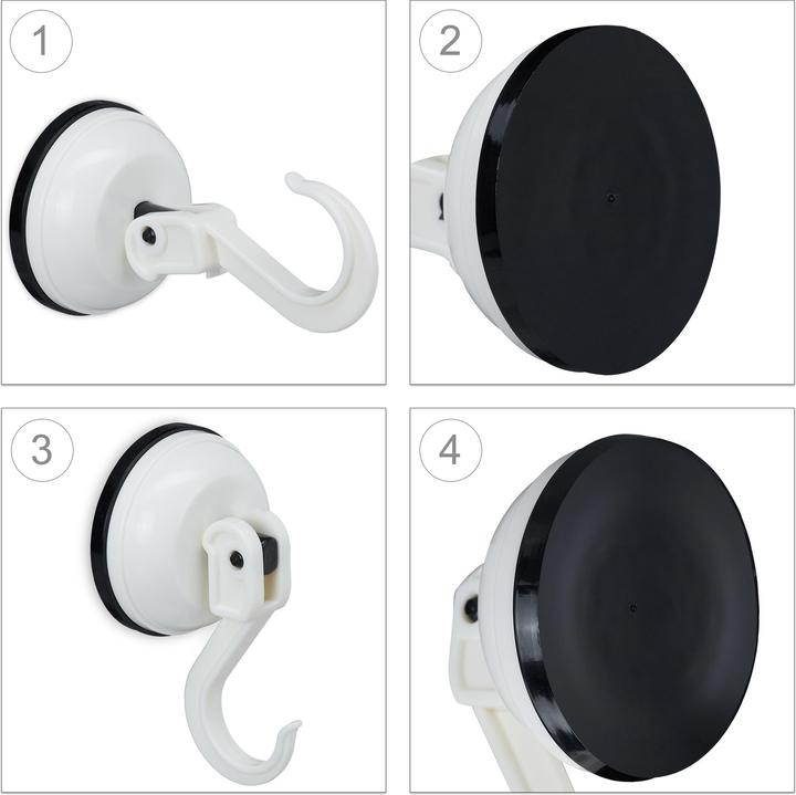 Actual product image Relaxdays Suction hook