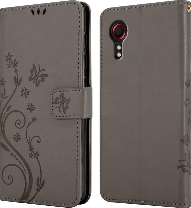 Immagine prodotto Cadorabo Custodia Flower Book (Samsung Galaxy Xcover 5)