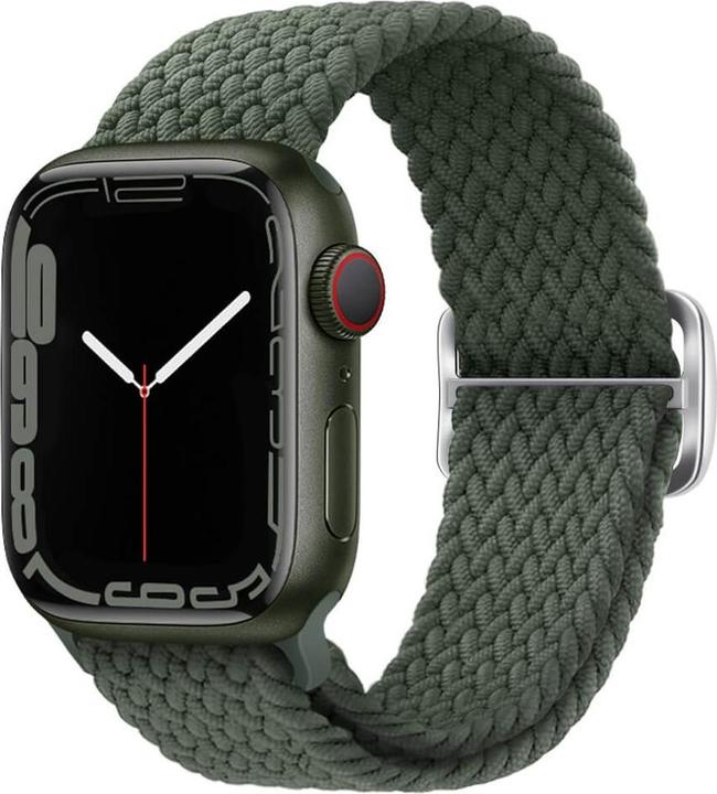 Produktbild Cover-Discount Apple Watch 44/45/46/49mm - Nylon Stoff Ersatzarmband geflochten (Nylon)
