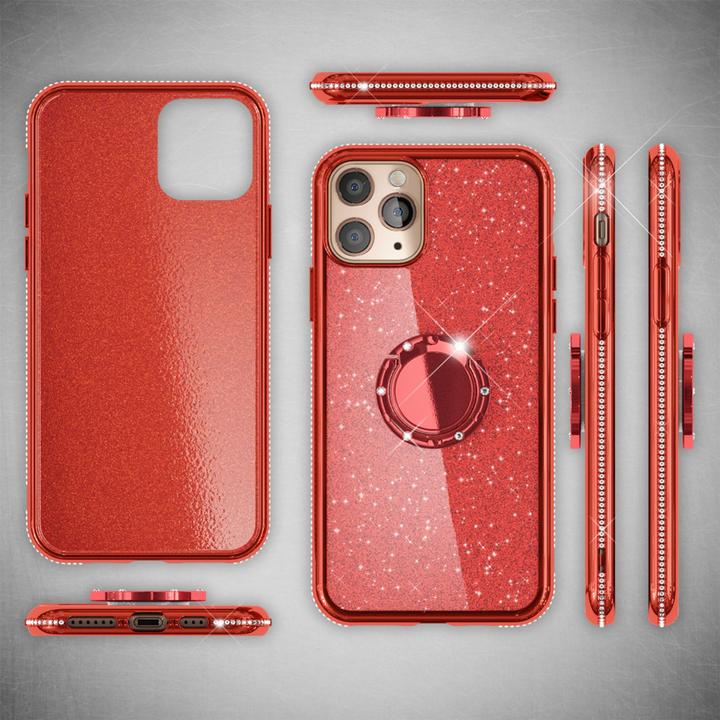 Produktbild Nalia Ring Glitzer Silikon Hülle (Apple iPhone 11 Pro)