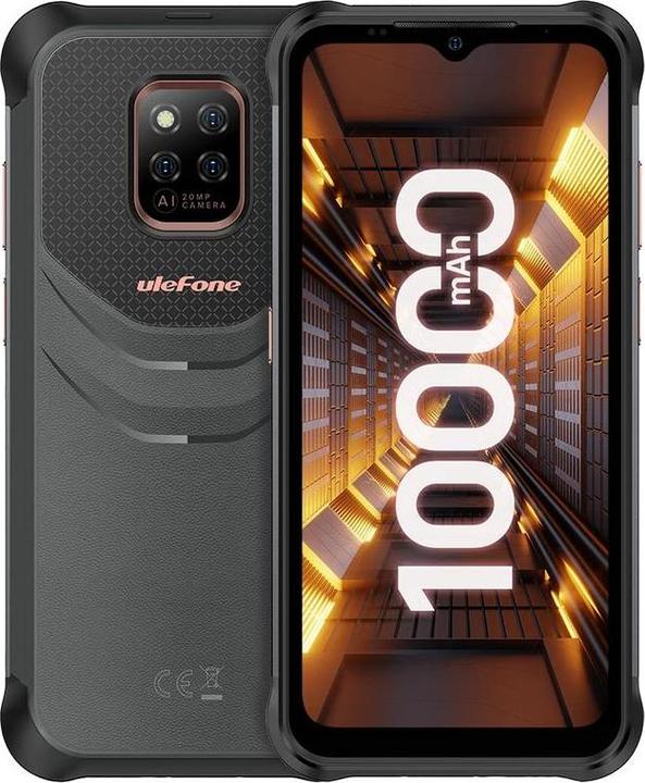 Ulefone Power Armor 14 Pro (128 GB, Nero, 6.52", Doppia SIM Ibrida, 20 Mpx, 4G)