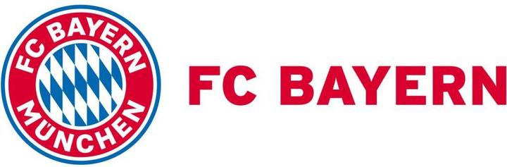 Produktbild FC Bayern München Logo mit Schriftzug (130 x 41 cm)