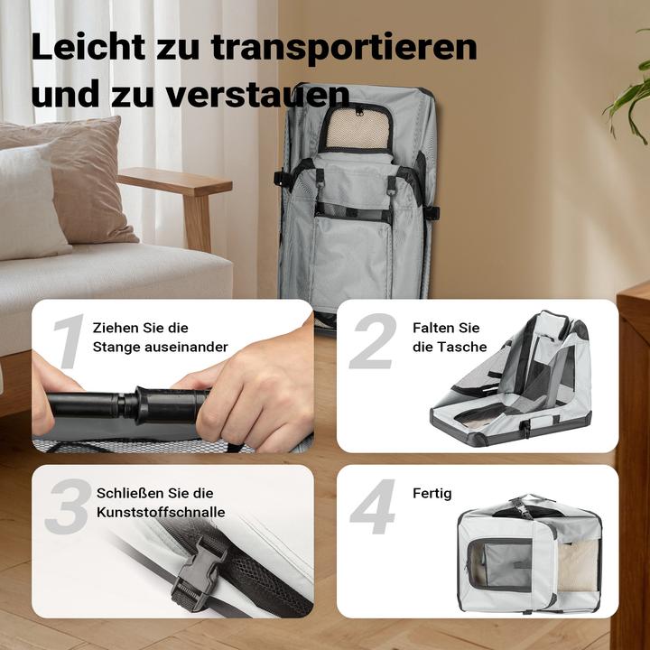 Produktbild Fudajo Transportbox (Hund, Faltbar, Atmungsaktiv)