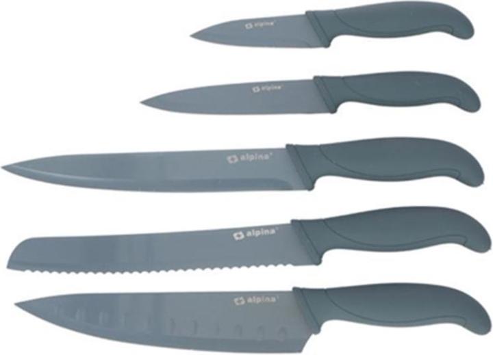 Produktbild alpina Set of professional kitchen knives 5 pcs.