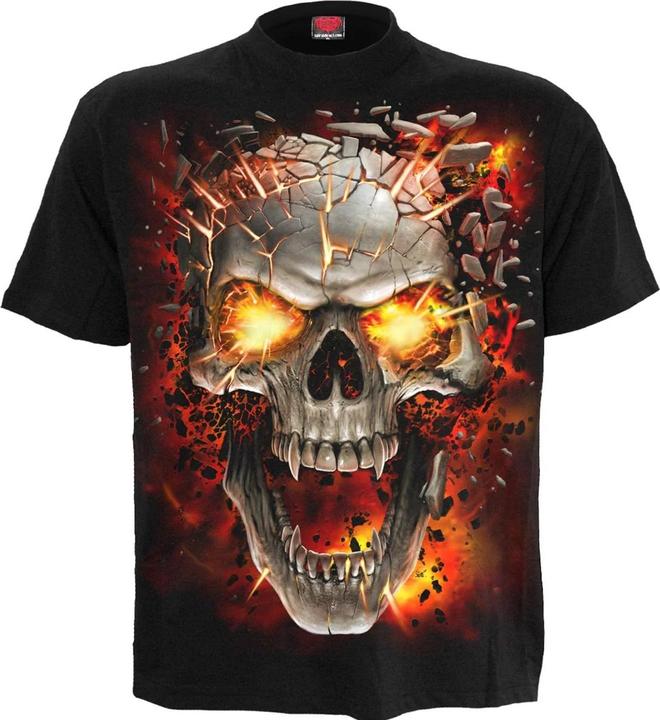 Spiral Skull Blast TShirt kurzärmlig