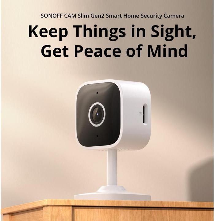 Actual product image Sonoff WLAN surveillance camera CAM-S2 5 V 1A 5W 130° (1920 x 1080 Pixels)