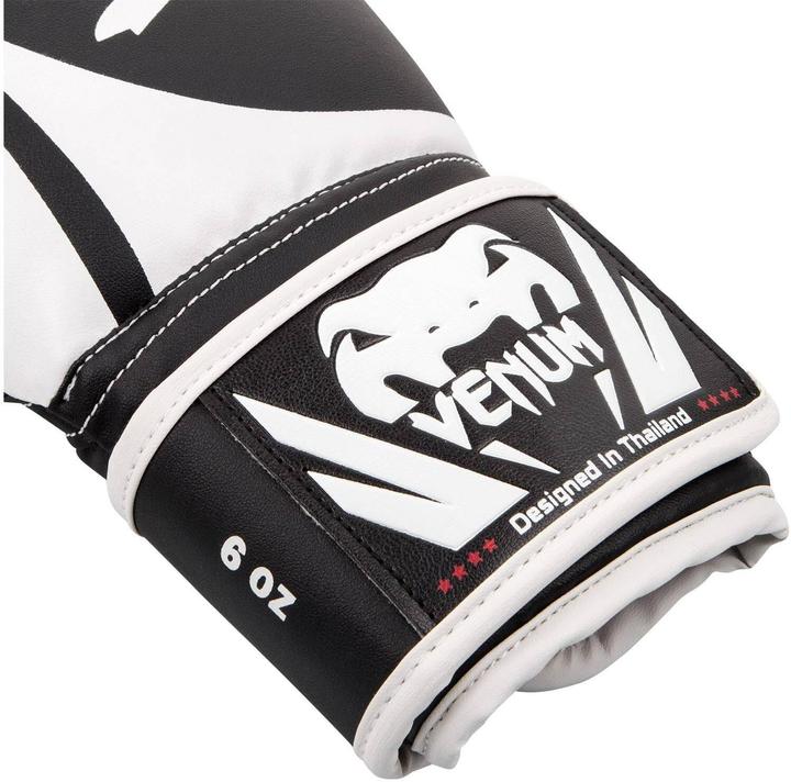 Immagine prodotto Venum Guanti da boxe Challenger 2.0 per bambini - nero/bianco (6 OZ, Taglia unica)