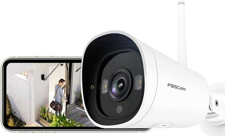 Produktbild Foscam G4C WLAN IP Überwachungskamera Super HD (2560x1440), 4MP, 2x Scheinwerfer, P2P, Smarte Erkennung (2560 x 1440 Pixels)