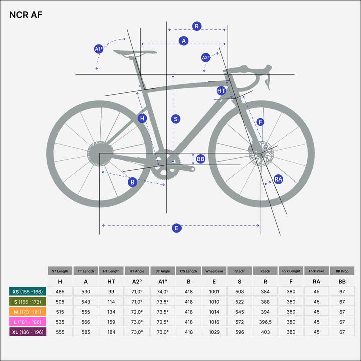 Produktbild Van rysel Rennrad Endurance NCR AF Shimano Tiagra 2×10 grau