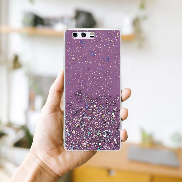 Produktbild Cadorabo TPU Cover funkelnder Glitter (Haier P10)