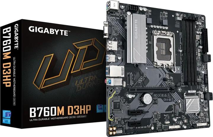 Actual product image Gigabyte B760M D3HP (LGA 1700, Intel B760, mATX)