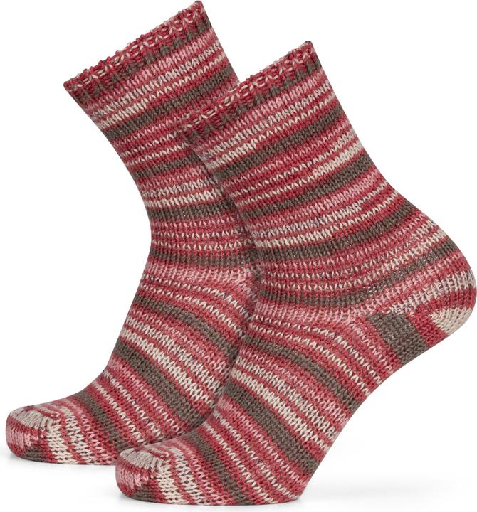 Actual product image Normani 2 Paar Gestrickte Wollsocken Bunt-geringelt (pack of 2, 43 - 46)