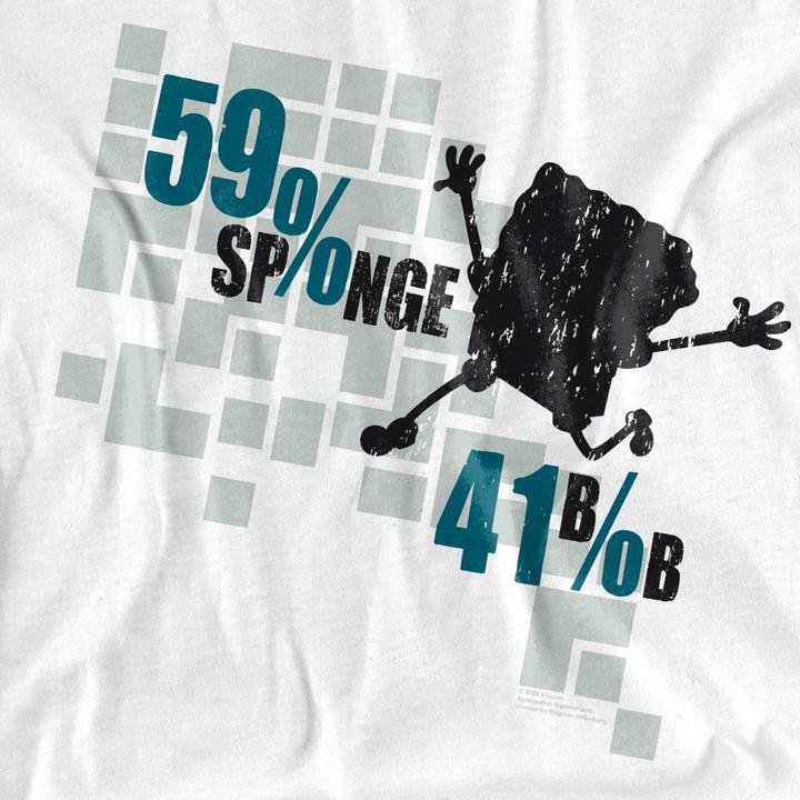 Produktbild Spongebob Squarepants 59% Sponge 41% Bob TShirt (M)