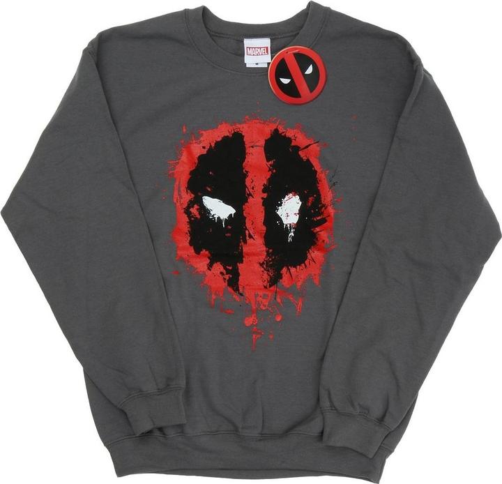 Deadpool Splat Face Sweatshirt