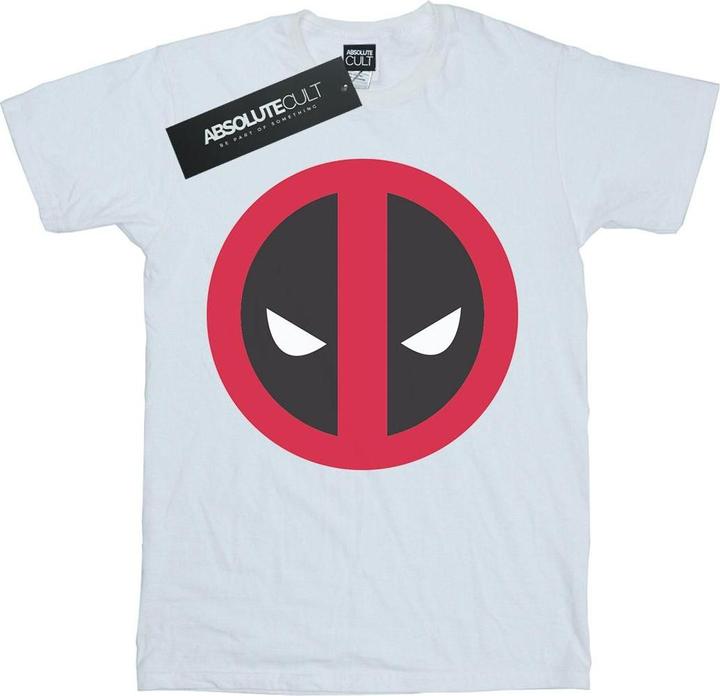 Actual product image Womens/Ladies Deadpool Large Clean Logo Cotton Boyfriend T-Shirt (XXL)