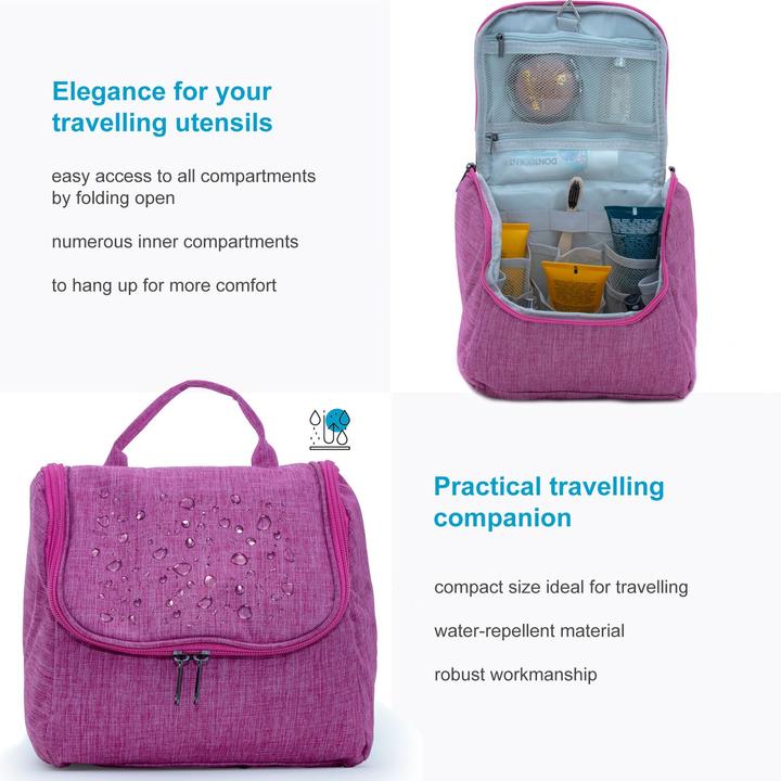 Immagine prodotto Intirilife Borsa da viaggio per cosmetici in ROSA