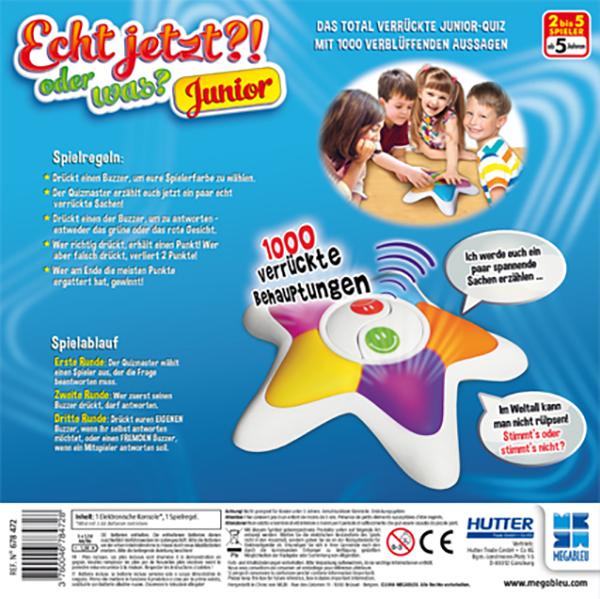 Actual product image Megableu Really now!? Junior (German)