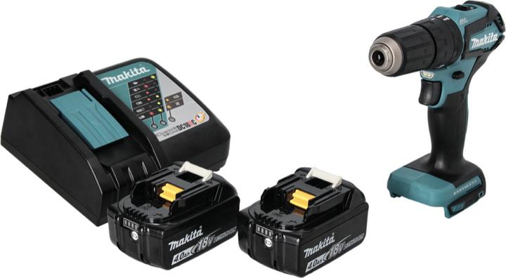 Image du produit Makita DHP 483 RM Batterie perceuse à percussion 18 V 40 Nm Brushless + 2x batterie 4.0 Ah + chargeur (Fonctionnement sur batterie)