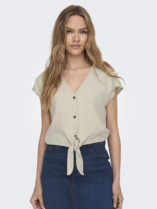 Actual product image JdY Knotted top with short sleeves (XS)