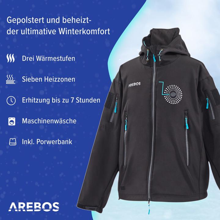 Actual product image Arebos Waterproof winter jacket (L)