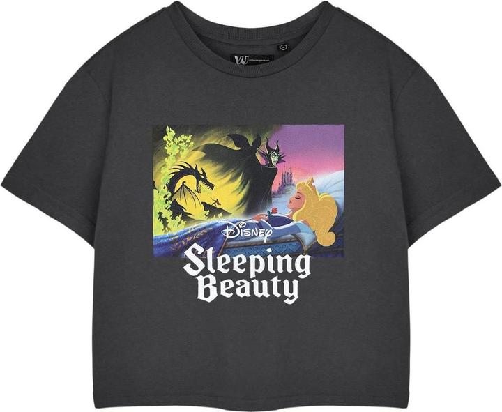Actual product image Disney Interactive Studios Womens/Ladies Aurora Short-Sleeved Crop T-Shirt (XXL)