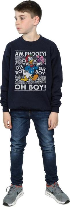 Immagine prodotto Disney Donald Duck Christmas Fair Isle Felpa Ragazzi (128)
