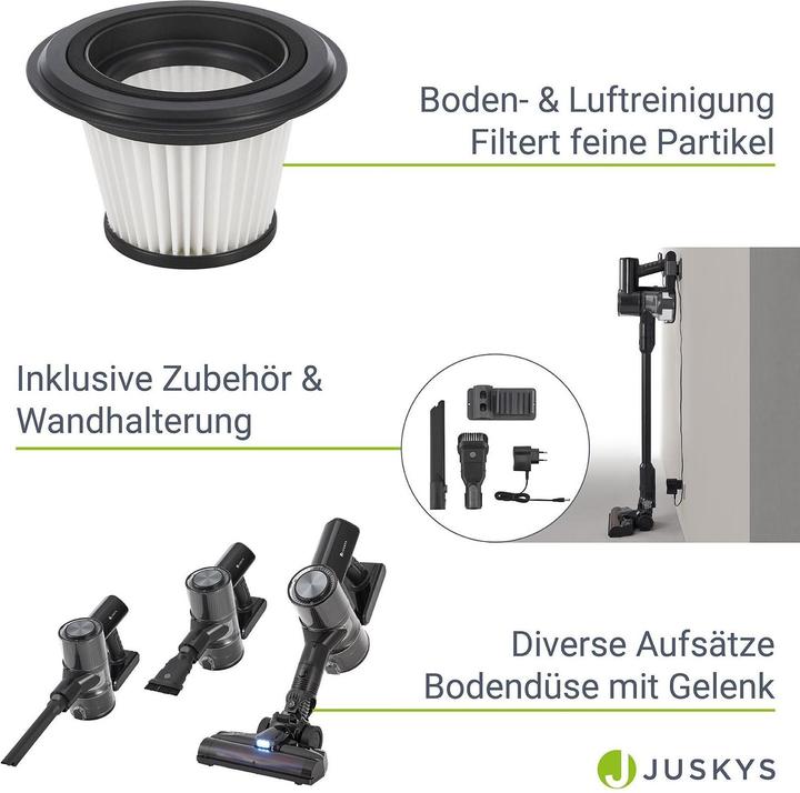 Produktbild Juskys Akkustaubsauger VC2101