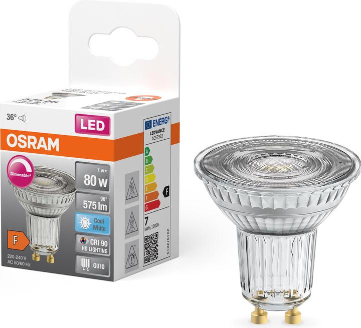 Actual product image Osram Superstar Par 16 (GU10, 80 W, 550 lm, 1 x, G)