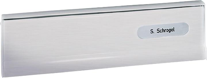 Produktbild Renz Einwurfklappe zu Tür-Durchwurfbriefkasten, 260 x 82 mm, silber eloxiert