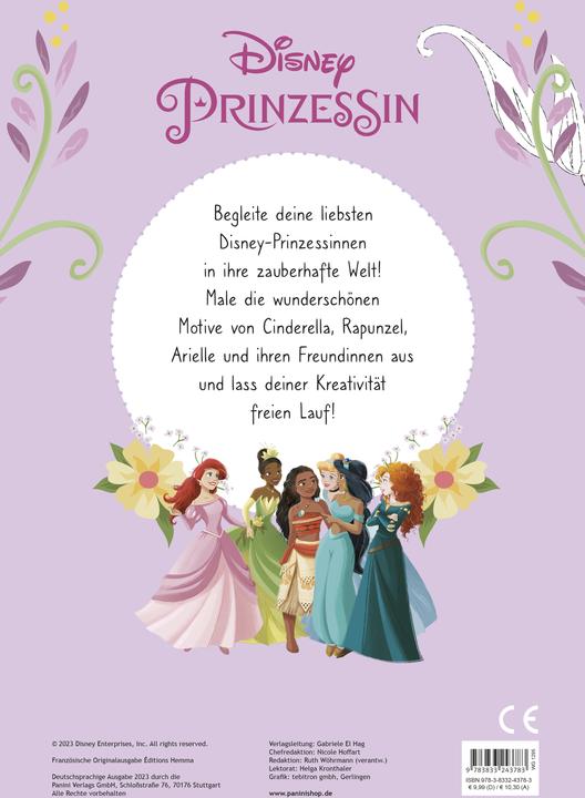 Image du produit Panini Bloc de coloriage magique Princesse Disney