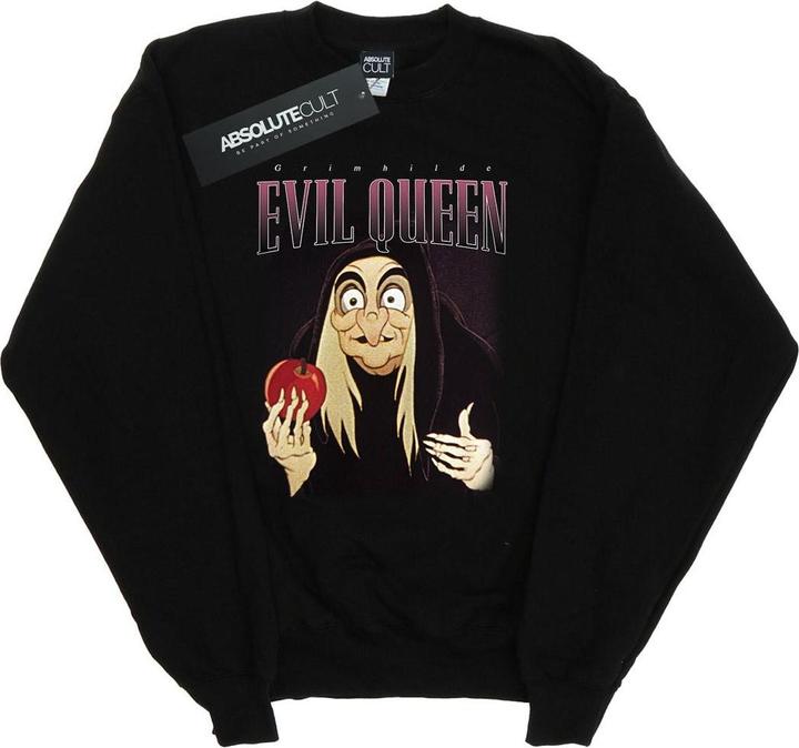 Actual product image Disney Girls Snow White Evil Queen Montage Sweatshirt (116)